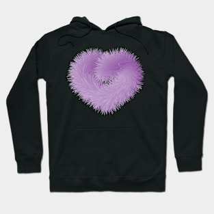 Purple Fur Love Hoodie